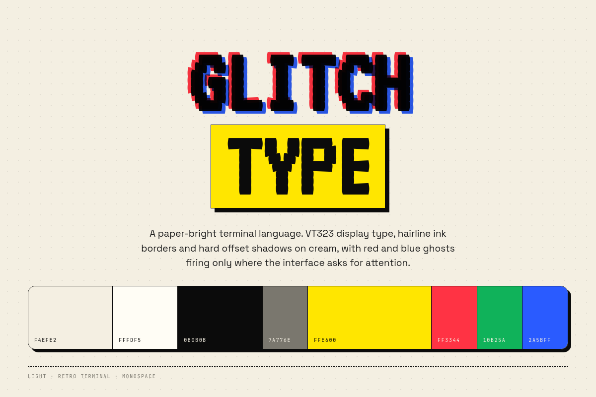 Glitchtype cover