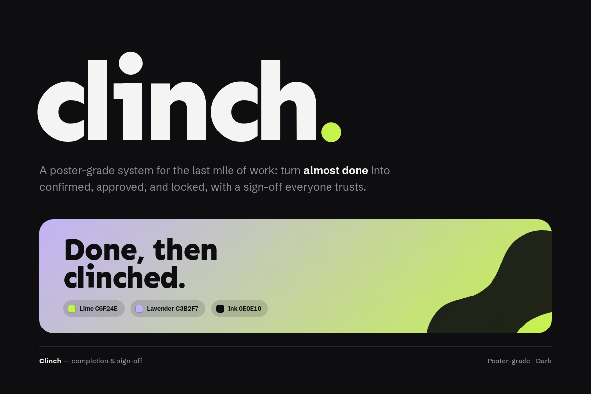 Clinch cover screenshot