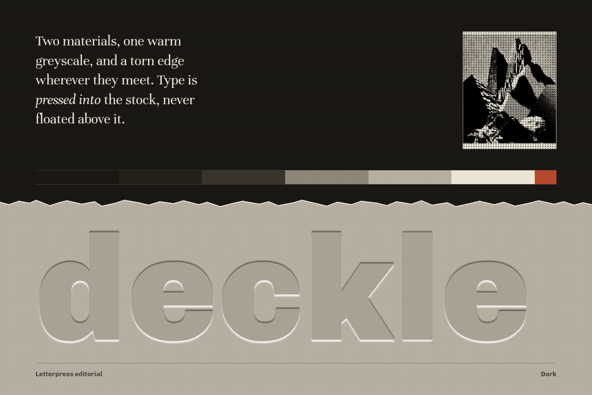 Deckle cover screenshot