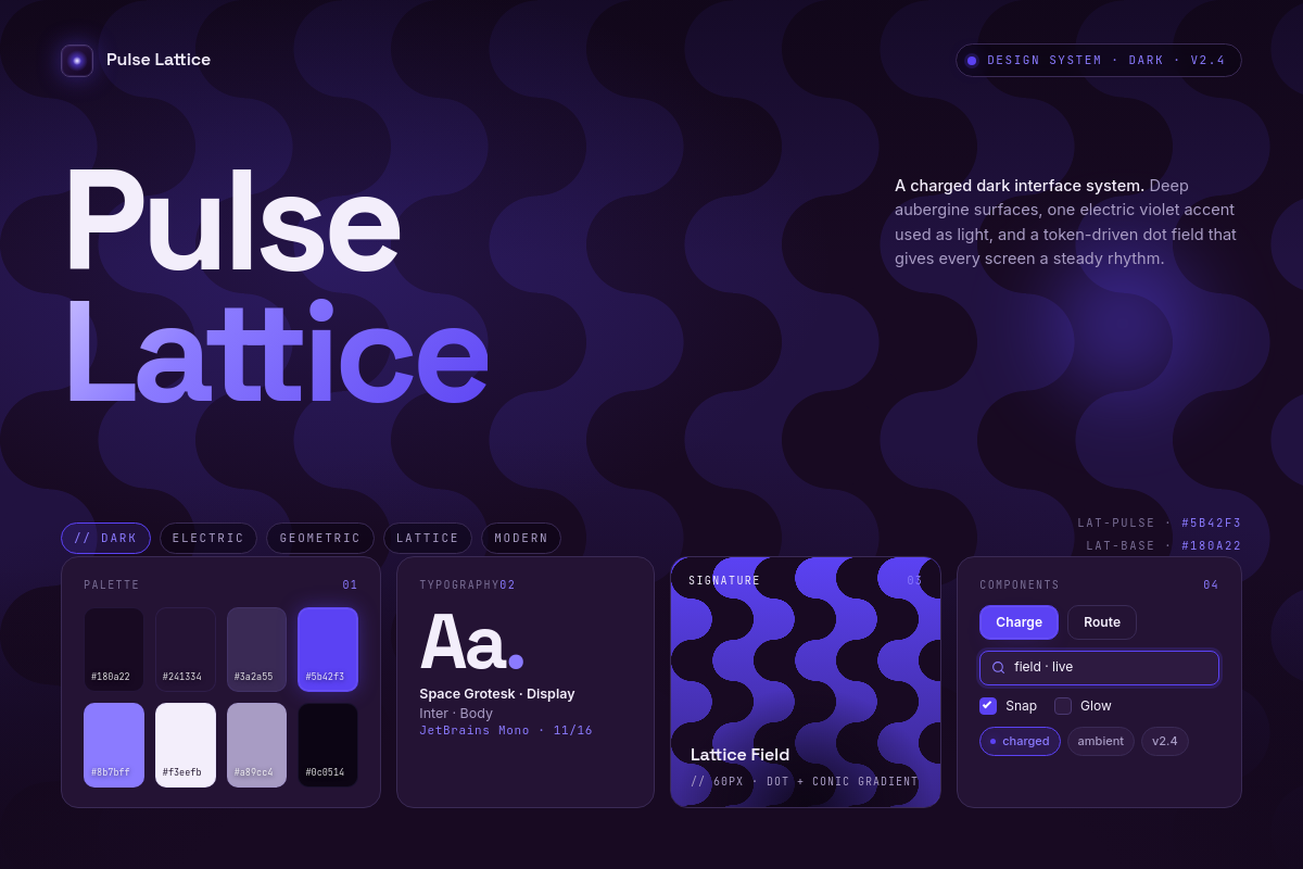 Pulse Lattice cover