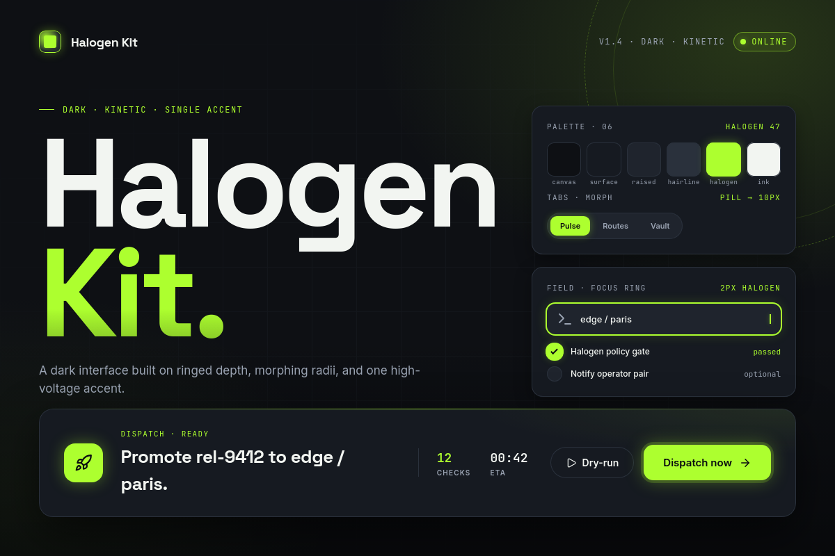 Halogen Kit cover